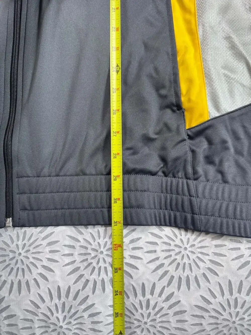 Adidas Jacket Full Zip Track Jacket Yellow Black Men’s XL